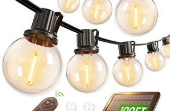 Addlon 100FT Solar String Lights Outdoor