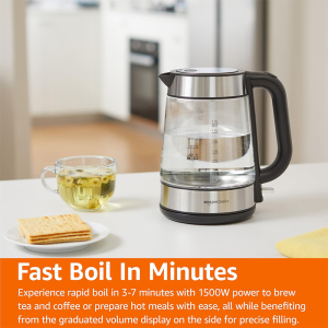 2. Amazon Basics Electric Kettle