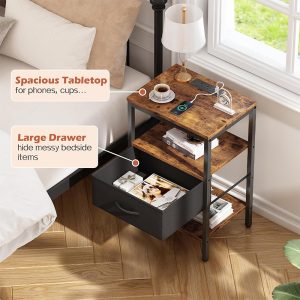 SUPERJARE Nightstand