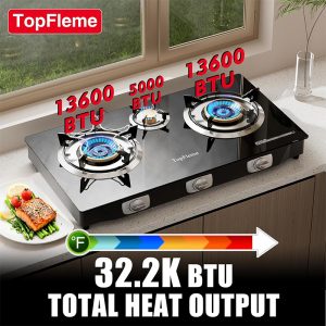 3-Burner Propane Stove (32,300 BTU)
