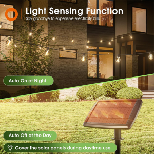 Addlon 100FT Solar String Lights Outdoor