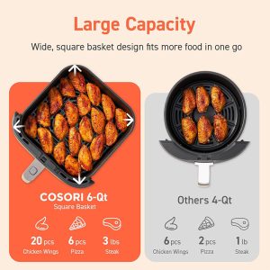 4. COSORI Air Fryer 9-in-1