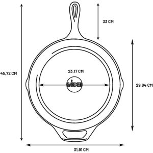 Lodge 12-Inch Cast Iron Skillet