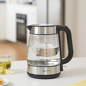 Amazon Basics Electric Kettle Review: Fast, Safe, and Stylish Glass Carafe for Tea & Coffee