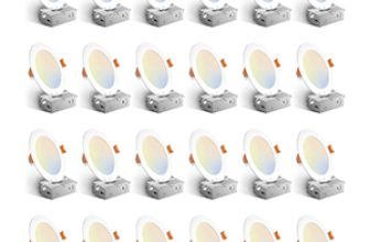 Amico’s 24-pack 6-inch ultra-thin LED