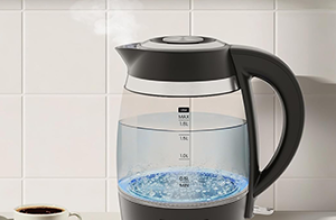 Chefman 1.8L Electric Glass Kettle