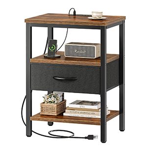 SUPERJARE Nightstand with Charging Station Review: A Modern, Multi-Purpose End Table for Smarter Living