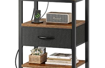 SUPERJARE Nightstand with Charging Station Review: A Modern, Multi-Purpose End Table for Smarter Living