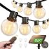 Govee Smart Outdoor String Lights 144FT – Alexa Compatible Patio Lights with Dimmable Warm White Bulbs & 47 Scene Modes