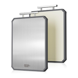 SNOWCLAD Stainless Steel Cutting Board – Double-Sided, Durable & Hygienic